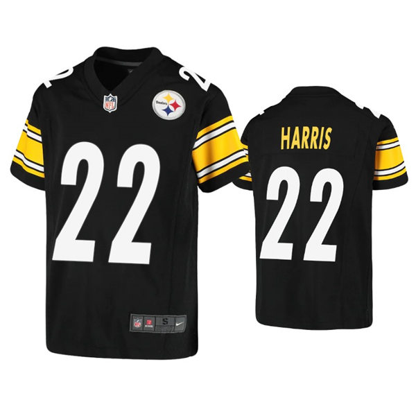 Youth Pittsburgh Steelers #22 Najee Harris Nike Black Limited Jersey