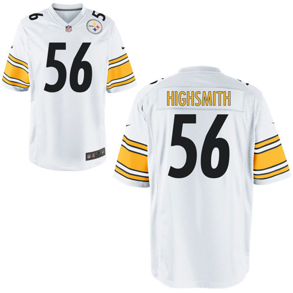 Youth Pittsburgh Steelers #56 Alex Highsmith Nike White Limited Jersey