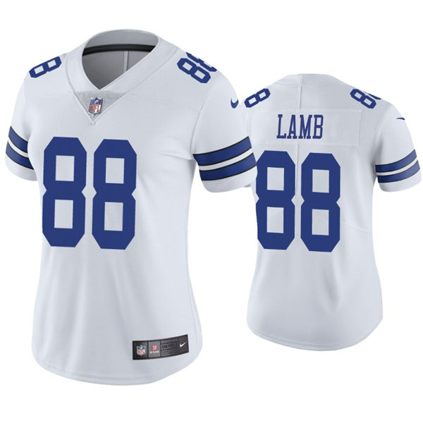 Womens Dallas Cowboys #88 CeeDee Lamb Nike White Limited Jersey