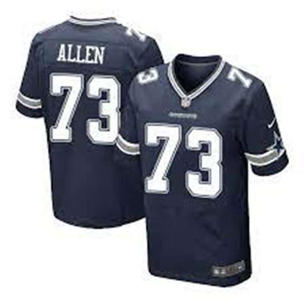 Mens Dallas Cowboys Retired Player #73 Larry Allen Nike Navy Team Color Untouchable Limited Jersey