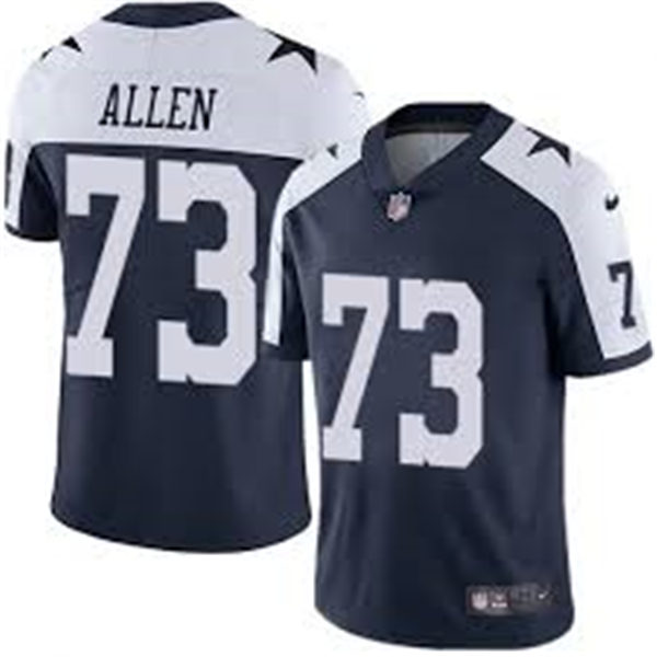 Mens Dallas Cowboys Retired Player #73 Larry Allen Nike Navy Alternate Vapor Limited Jersey