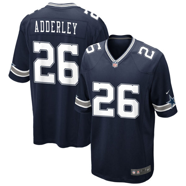 Mens Dallas Cowboys Retired Player #26 Herb Adderley Nike Navy Team Color Untouchable Limited Jersey