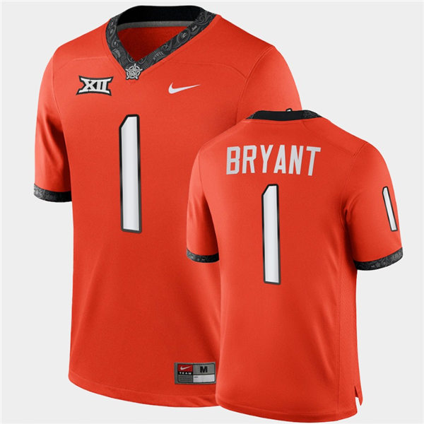 Mens Oklahoma State Cowboys #1 Dez Bryant Nike Orange College Football Jersey
