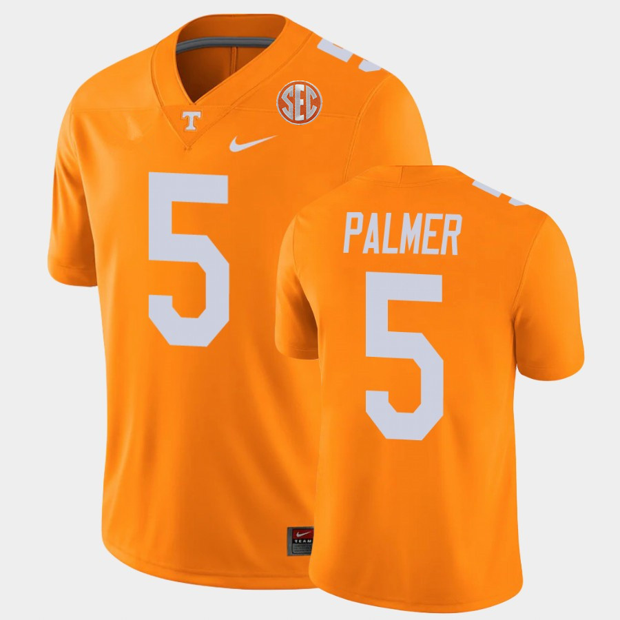 Men's Tennessee Volunteers #5 Josh Palmer Nike 2021 Orange College Football Game Jersey