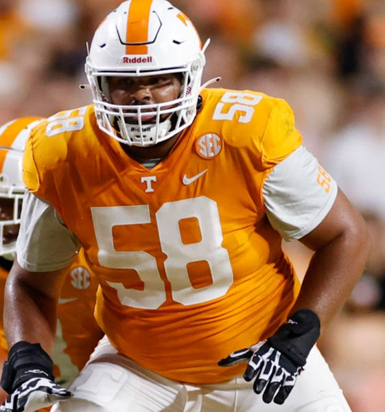 Mens Youth Tennessee Volunteers #58 Darnell Wright Nike 2021 Orange College Football Game Jersey