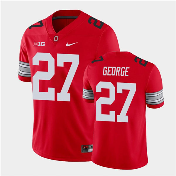 Men's Ohio State Buckeyes #27 Eddie George Nike Scarlet Retro Football ...