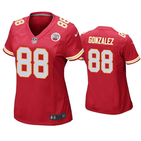 Womens Kansas City Chiefs Retired Player #88 Tony Gonzalez Nike Red Limited Jersey