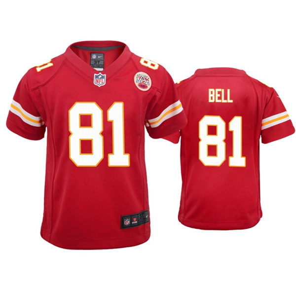 Youth Kansas City Chiefs #81 Blake Bell Nike Red Limited Jersey