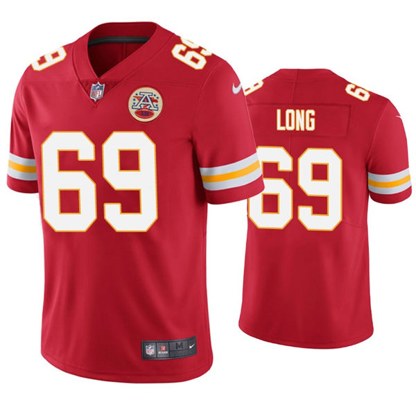 Men's Kansas City Chiefs #69 Kyle Long Nike Red Vapor Untouchable Limited Jersey
