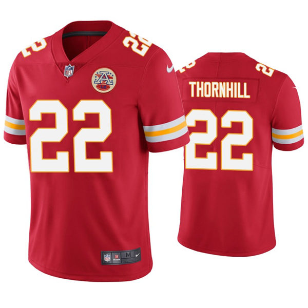 Men's Kansas City Chiefs #22 Juan Thornhill Nike Red Vapor Untouchable Limited Jersey