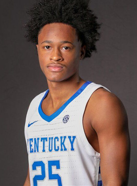 Mens Kentucky Wildcats #25 Kareem Watkins Nike White College Basketball Game Jersey