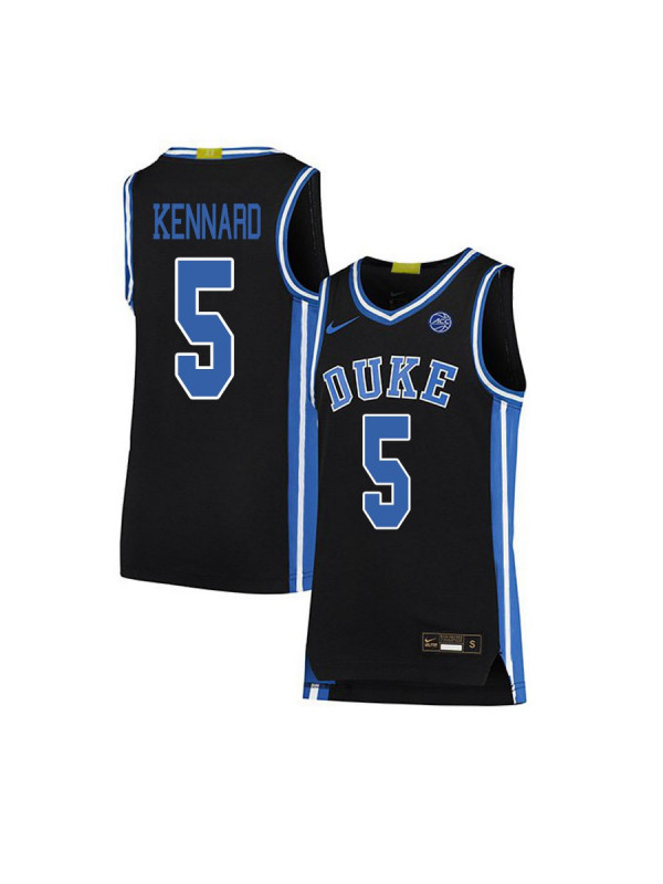 Mens Duke Blue Devils #5 Luke Kennard Nike Black College Basketball Game Jersey