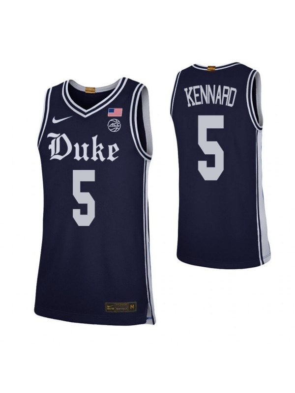 Mens Duke Blue Devils #5 Luke Kennard Nike Navy College Basketball Game Jersey