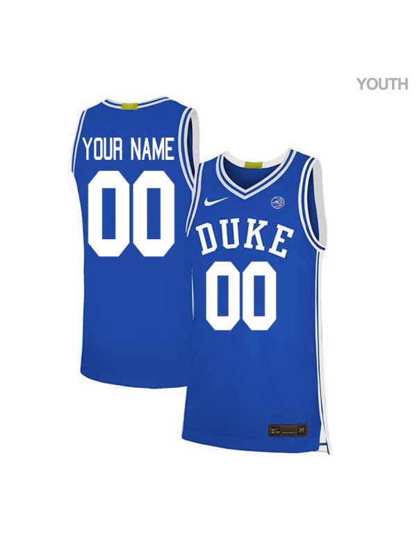 Youth Duke Blue Devils Custom Nike Royal College Basketball Game Jersey