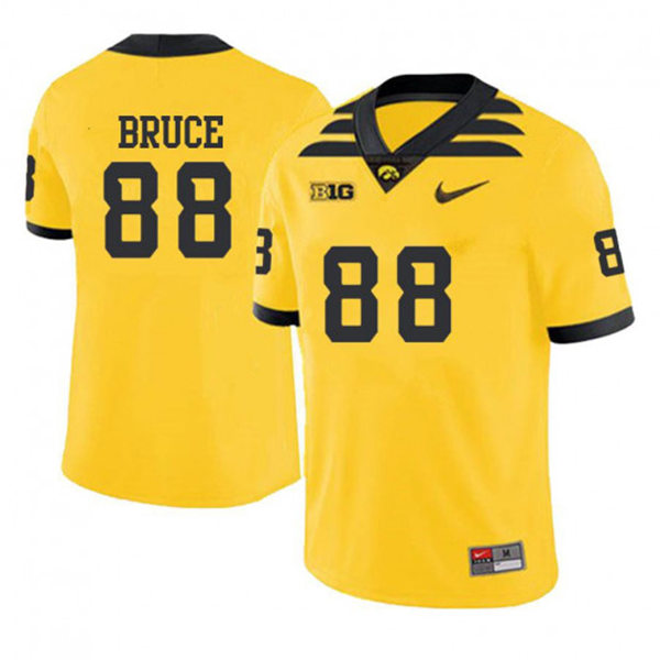 Mens Iowa Hawkeyes #88 Isaiah Bruce Nike Gold Alternate College Football Game Jersey