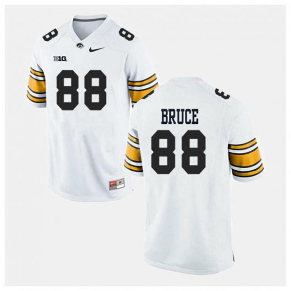Mens Iowa Hawkeyes #88 Isaiah Bruce Nike White College Football Game Jersey