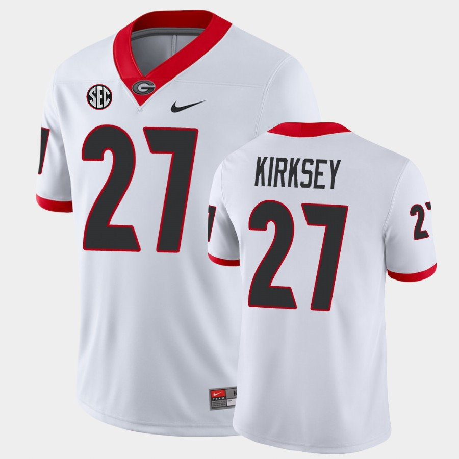 Men's Georgia Bulldogs #27 Austin Kirksey Nike 40th anniversary white alternate football jersey