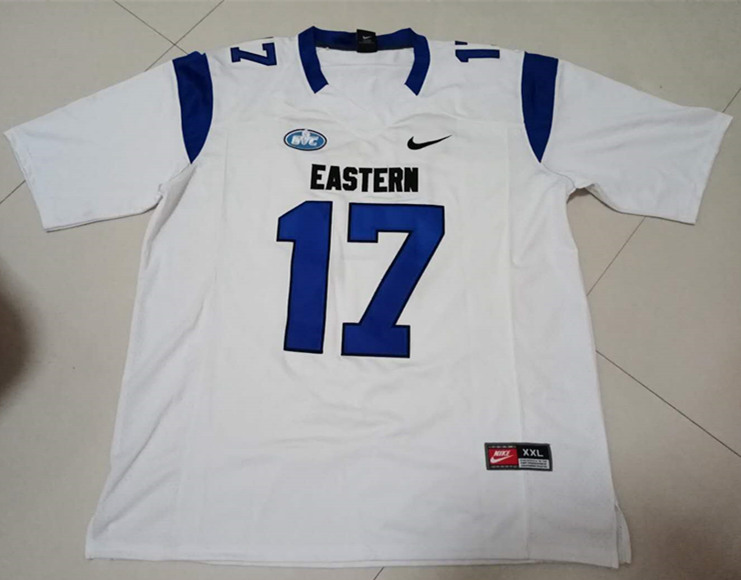 Men's Eastern Illinois Panthers #17 Tony Romo Nike White NCAA College football Jersey