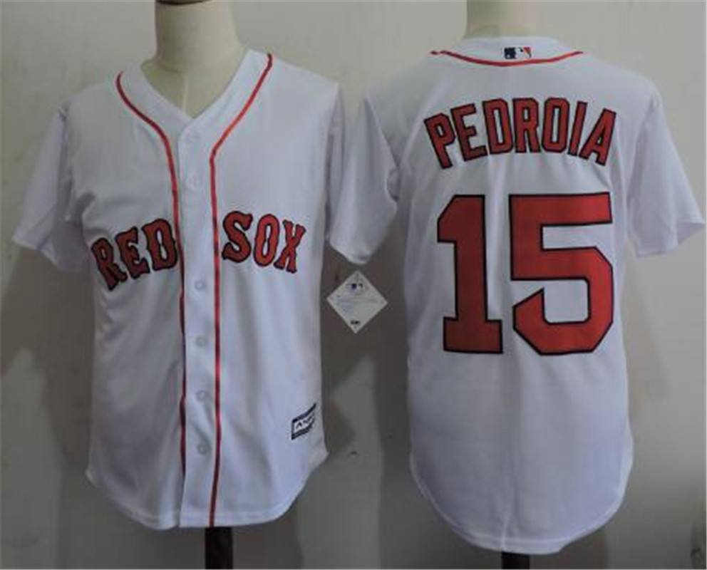 Mens Boston Red Sox #15 Dustin Pedroia Mens Boston Red Sox