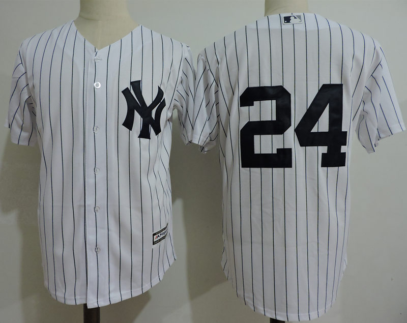 Men's New York Yankees #24 Gary Sanchez Majestic White Cool Base Player Jersey