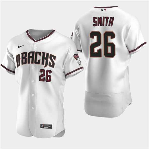 Arizona Diamondbacks Pavin Smith #26 Authentic Home White Jersey Men's