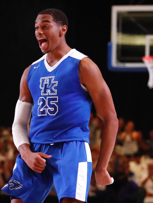 Mens Kentucky Wildcats Custom Grey Nike NCAA COLLEGE Basketball GAME JERSEY