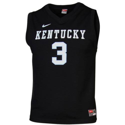 Mens Kentucky Wildcats Custom Black Nike NCAA COLLEGE Basketball GAME JERSEY