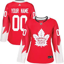 Men's Toronto Maple Leafs Adidas Red Away Breakaway Custom Jersey