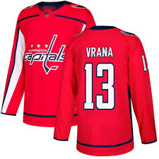 Men's Washington Capitals #13 Jakub Vrana adidas Home Red Jersey