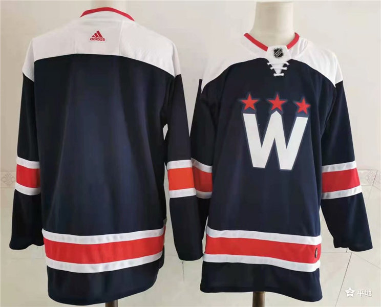 Men's Washington Capitals Blank Navy Third Adidas NHL Team Jersey