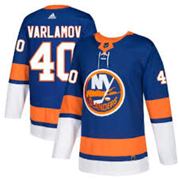 Men's New York Islanders #40 Semyon Varlamov adidas Home Blue Jersey