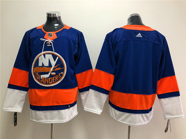 Men's New York Islanders Blank adidas Home Blue Team Jersey
