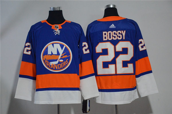 Men's New York Islanders Retired Player #22 Mike Bossy adidas Home Blue Jersey