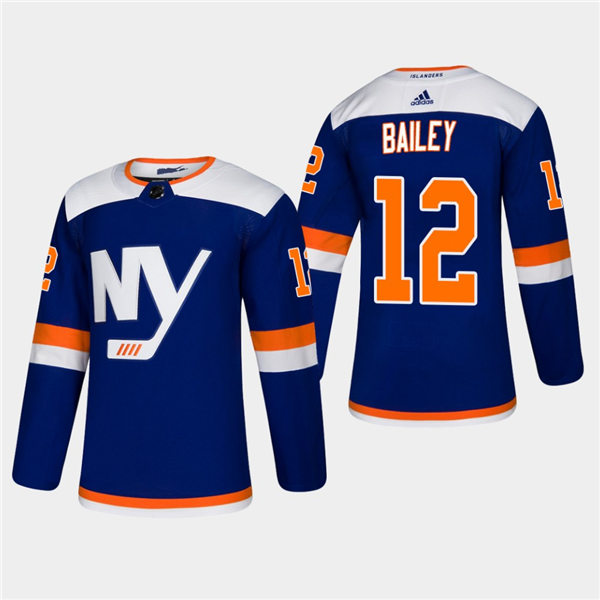 Men's New York Islanders #12 Josh Bailey adidas Blue Alternate Jersey