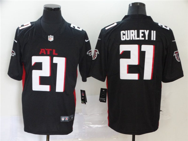 Men's Atlanta Falcons #21 Todd Gurley II  Nike Black Vapor Football Jersey