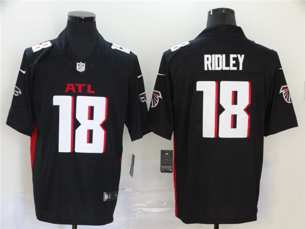 Men's Atlanta Falcons #18 Calvin Ridley Nike Black Vapor Football Jersey