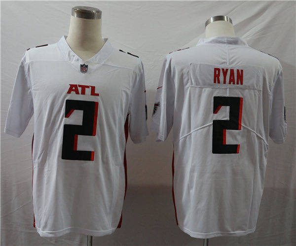 Men's Atlanta Falcons #2 Matt Ryan Nike White Vapor Football Jersey