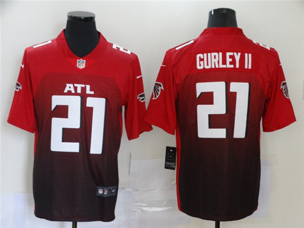 Men's Atlanta Falcons #21 Todd Gurley II Nike Red 2nd Alternate Vapor Jersey