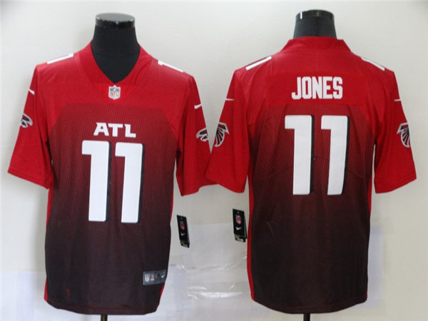 Men's Atlanta Falcons #11 Julio Jones Nike Red 2nd Alternate Vapor Jersey 