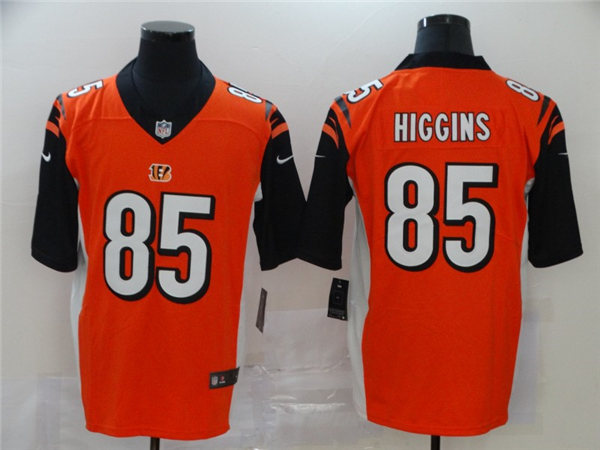 Men's Cincinnati Bengals #85 Tee Higgins Nike Orange Vapor Untouchable Limited Player Jersey