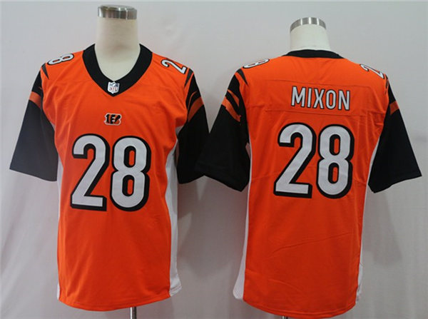 Men's Cincinnati Bengals #28 Joe Mixon Nike Previous Orange Player Jersey