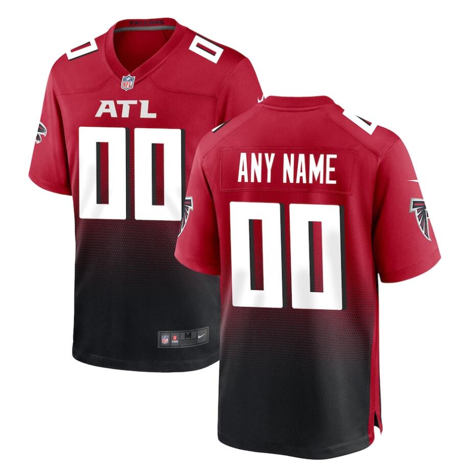 Men's Atlanta Falcons Nike Red 2nd Alternate Vapor Custom Jersey