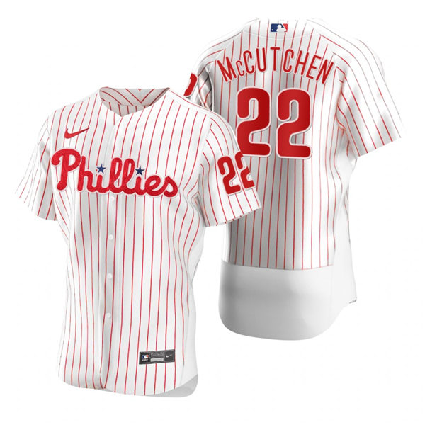 Men's Philadelphia Phillies #22 Andrew McCutchen Nike White Home Flex base Baseball Jersey