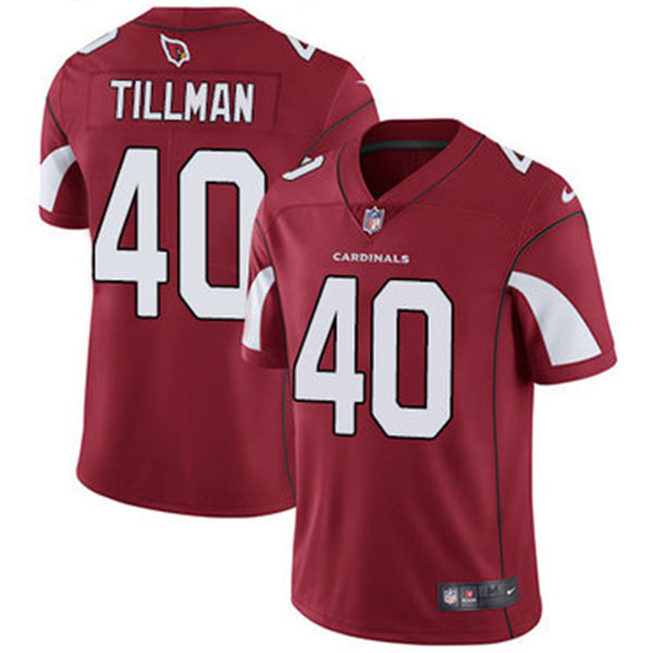 Men's Arizona Cardinals Retired Player #40 Pat Tillman Nike Cardinal Vapor Untouchable Jersey