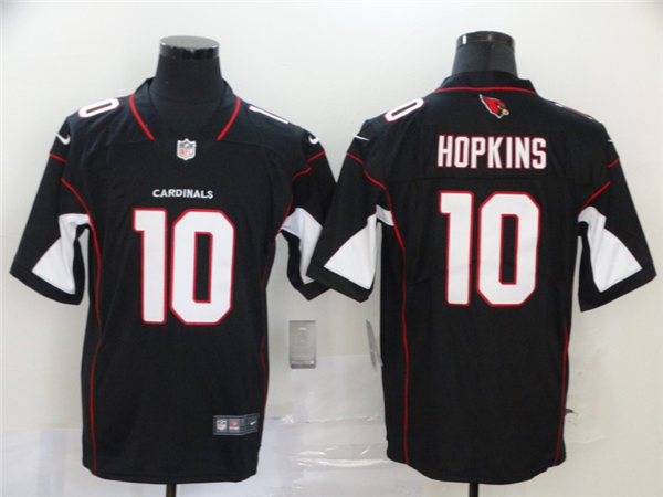 Men's Arizona Cardinals #10 DeAndre Hopkins Nike Alternate Black Vapor Untouchable Jersey