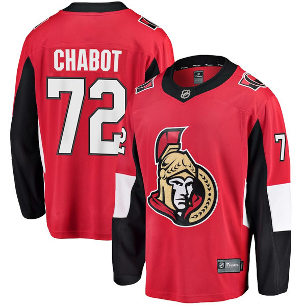 Men's Ottawa Senators Thomas Chabot Adidas Red Breakaway Player Jersey