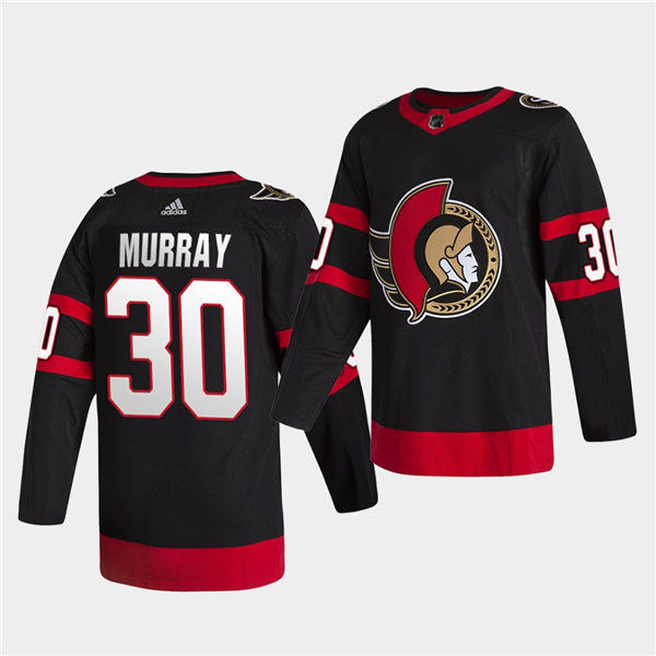 Men's Ottawa Senators #30 Matt Murray adidas Black Home Jersey