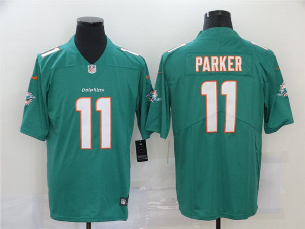 Mens Miami Dolphins #11 DeVante Parker Nike Aqua Vapor Limited Jersey
