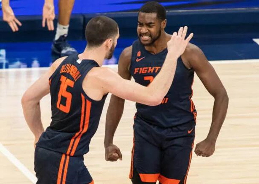 Men's Illinois Fighting Illini Custom Navy Nike Basketball Jersey