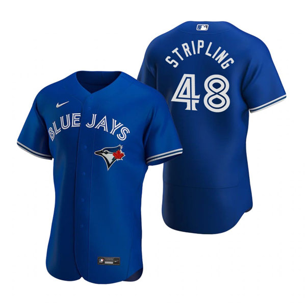 Men's Toronto Blue Jays #48 Ross Stripling Nike Royal Flex Base Jersey
